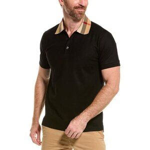Burberry Check Collar Polo Shirt